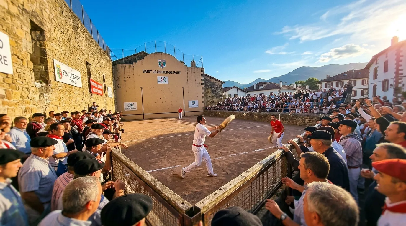 Pelote basque Saint-Jean-Pied-de-Port : demi-finales