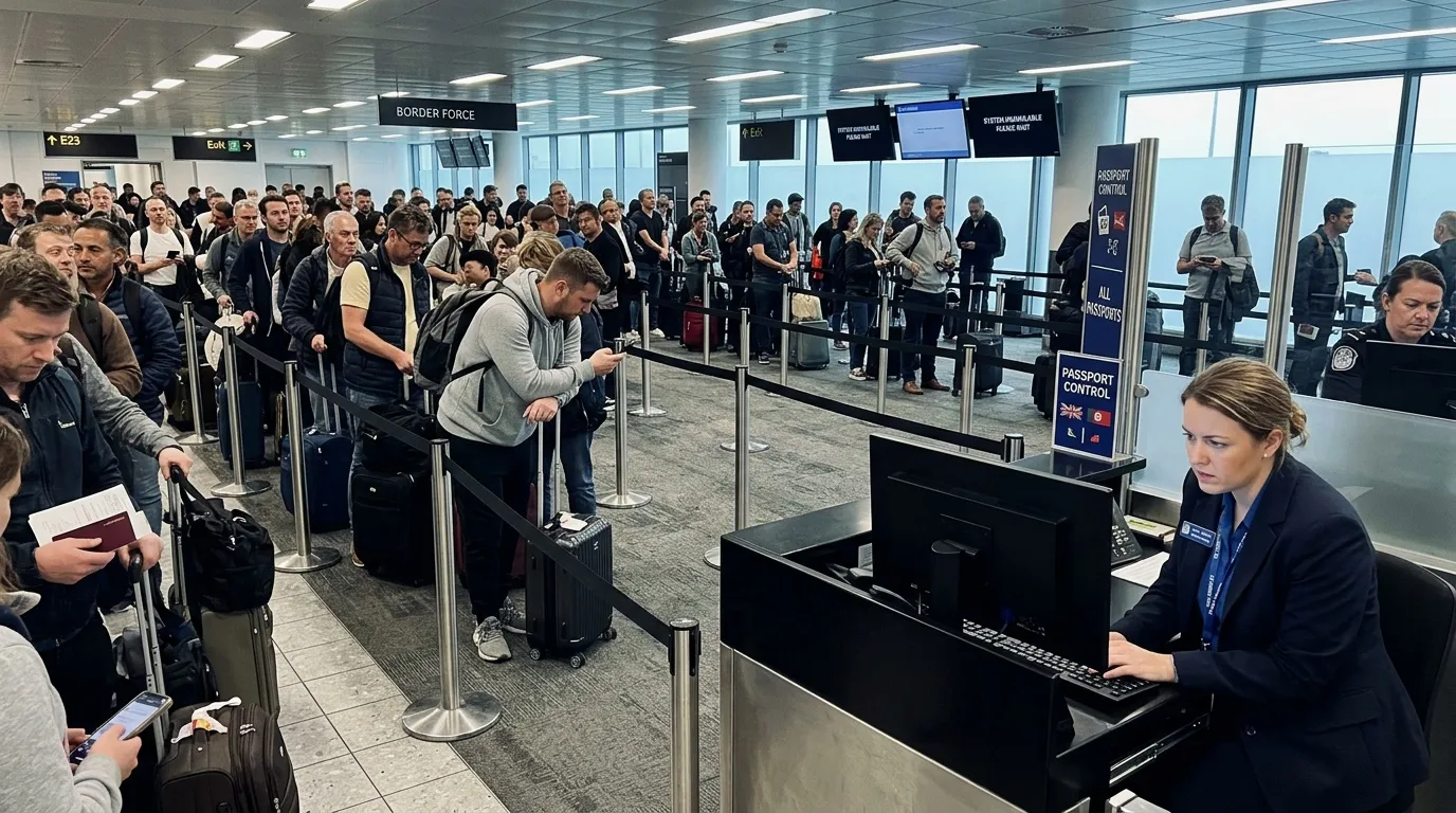 Aéroports : contrôle passeports reporté bugs système