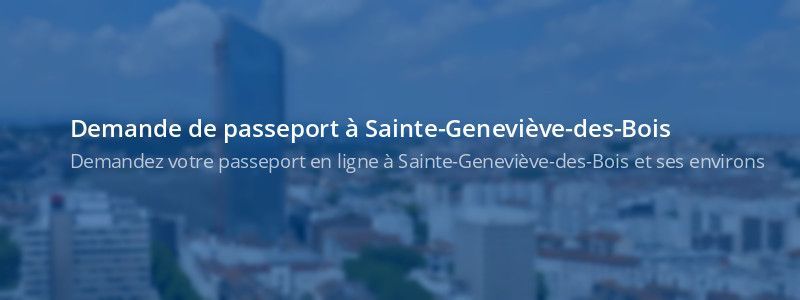 Service passeport Sainte-Geneviève-des-Bois